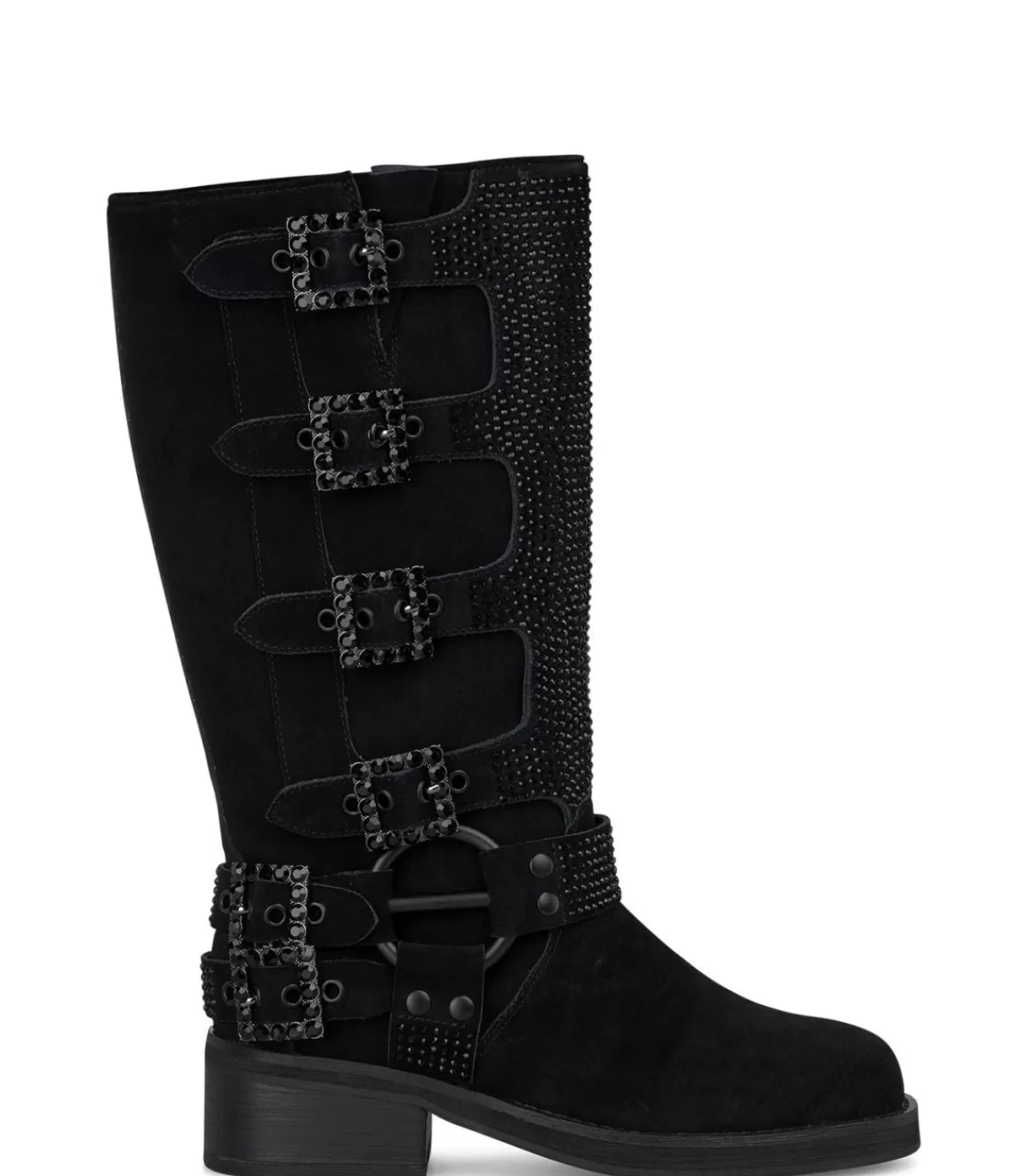 Botas Planas | Alma en Pena BOTA BIKER HEBILLAS