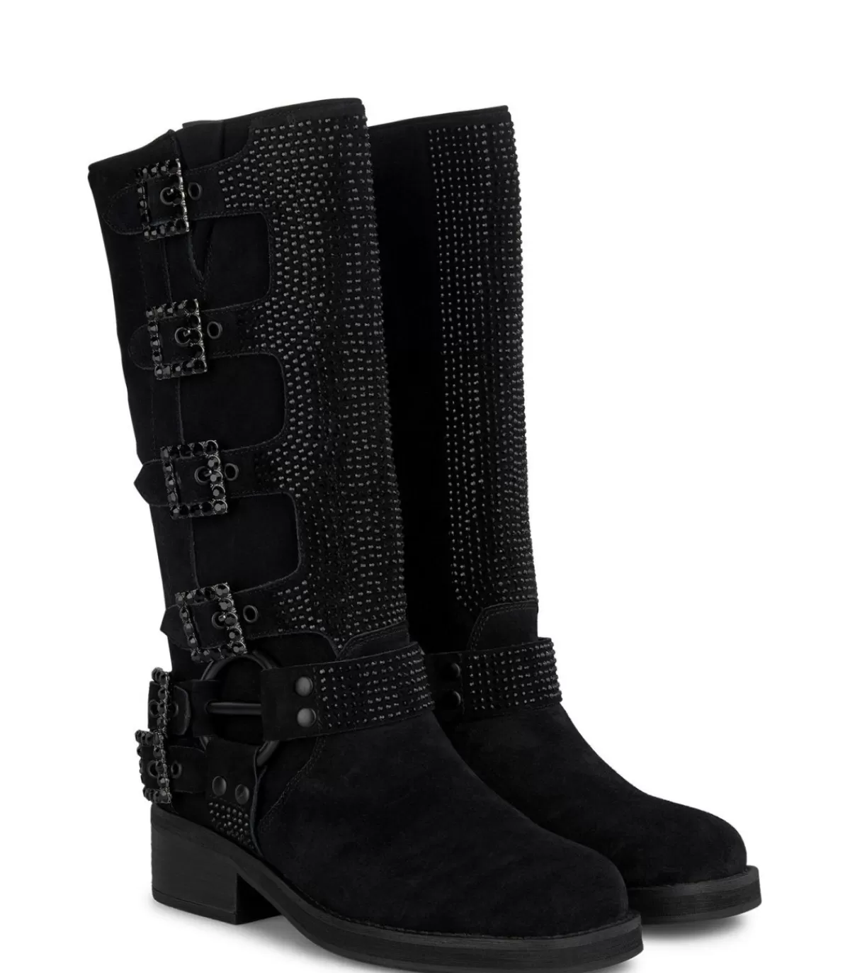 Botas Planas | Alma en Pena BOTA BIKER HEBILLAS